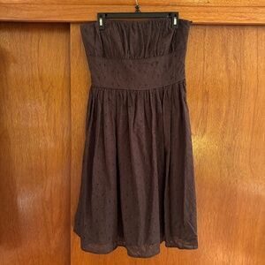 Beautiful Strapless Eyelet Dress